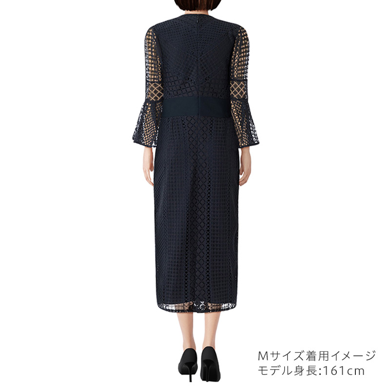 LAGUNAMOON ラグナムーン LADYダイヤレースドレス ネイビー系 | 結婚式