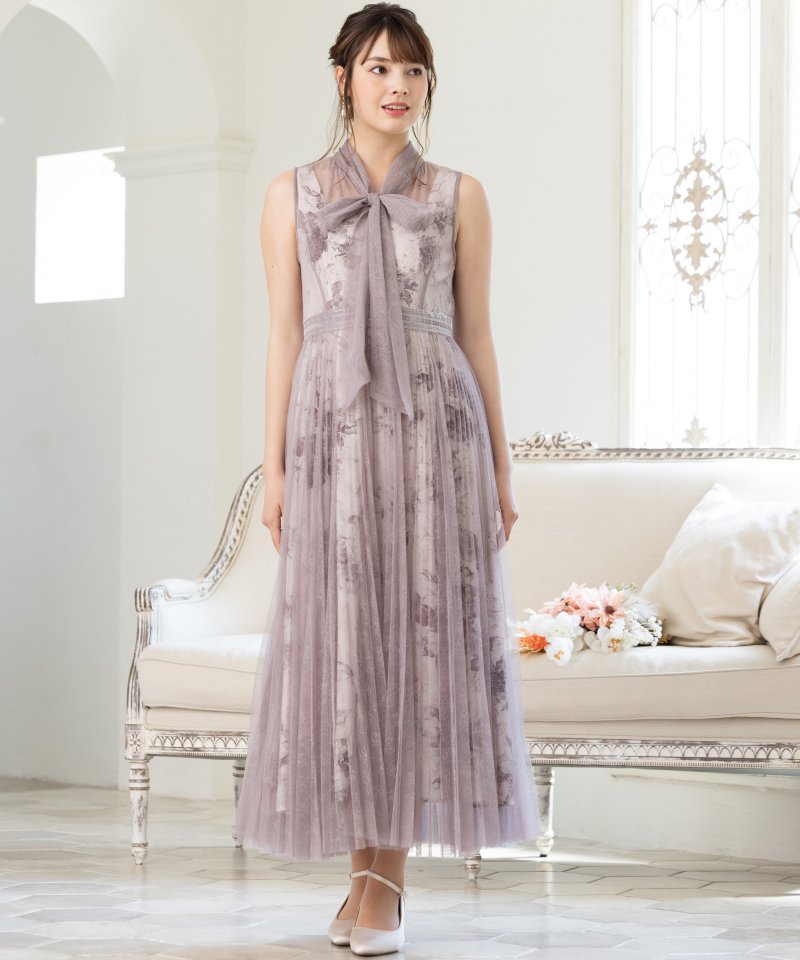 FRAY I.D フレイアイディー フラワーレイヤードドレス その他 x ピンク