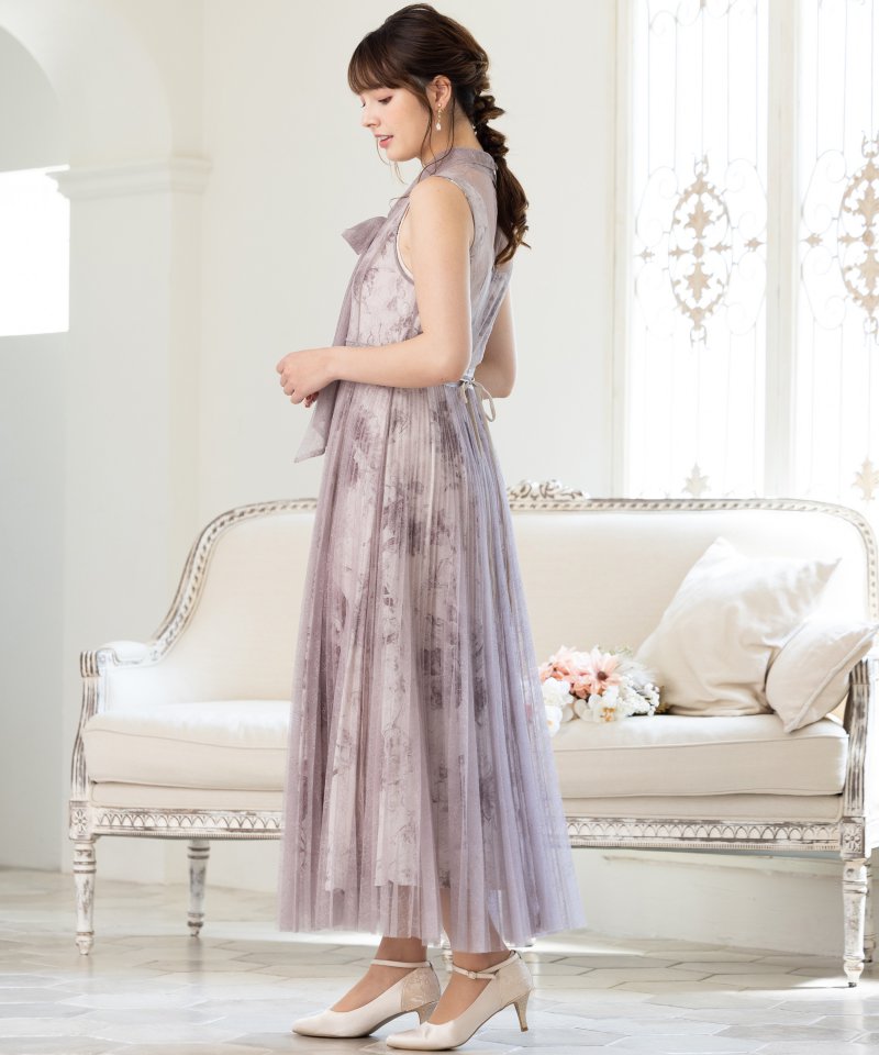 FRAY I.D フレイアイディー フラワーレイヤードドレス その他 x ピンク