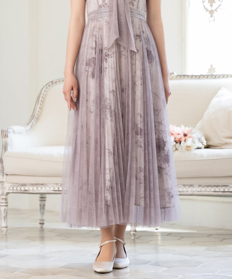 FRAY I.D フレイアイディー フラワーレイヤードドレス その他 x ピンク