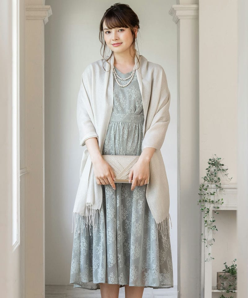 Aimer エメ フラワーブーケレースドレス グリーン系 | 結婚式
