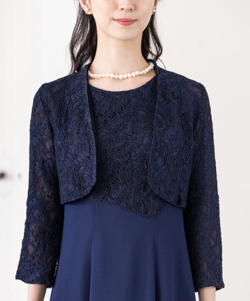 Select Shop 【マザーズドレスセット】レースボレロジャケット