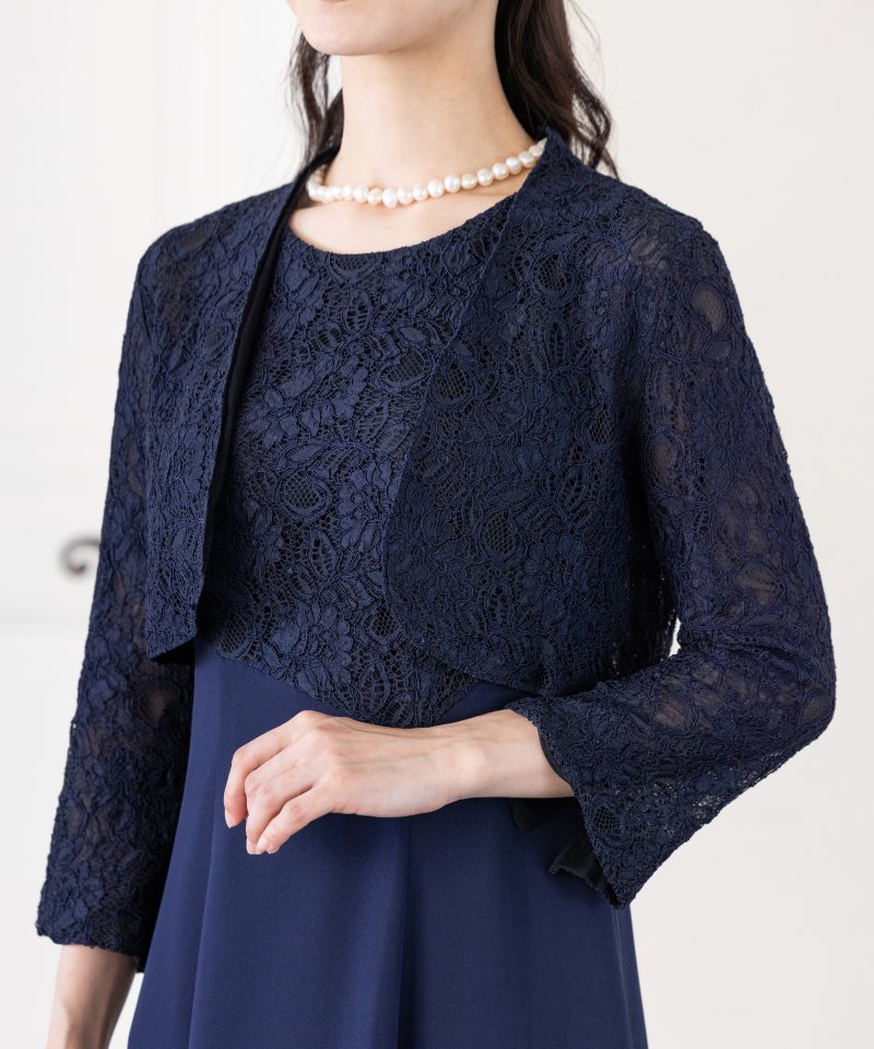 Select Shop 【マザーズドレスセット】レースボレロジャケット