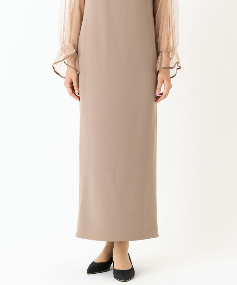 Ameri VINTAGE アメリヴィンテージ エアリーヴェールドレス ベージュ系