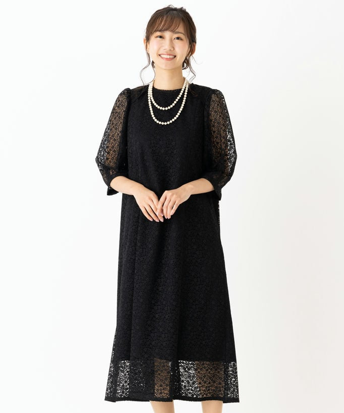 試着のみCOMME CA BLANC D’OEUFマタニティワンピース ブラック COMME CA BLANC D'OEUF コムサ・ブロンドオフ【授乳マタニティ