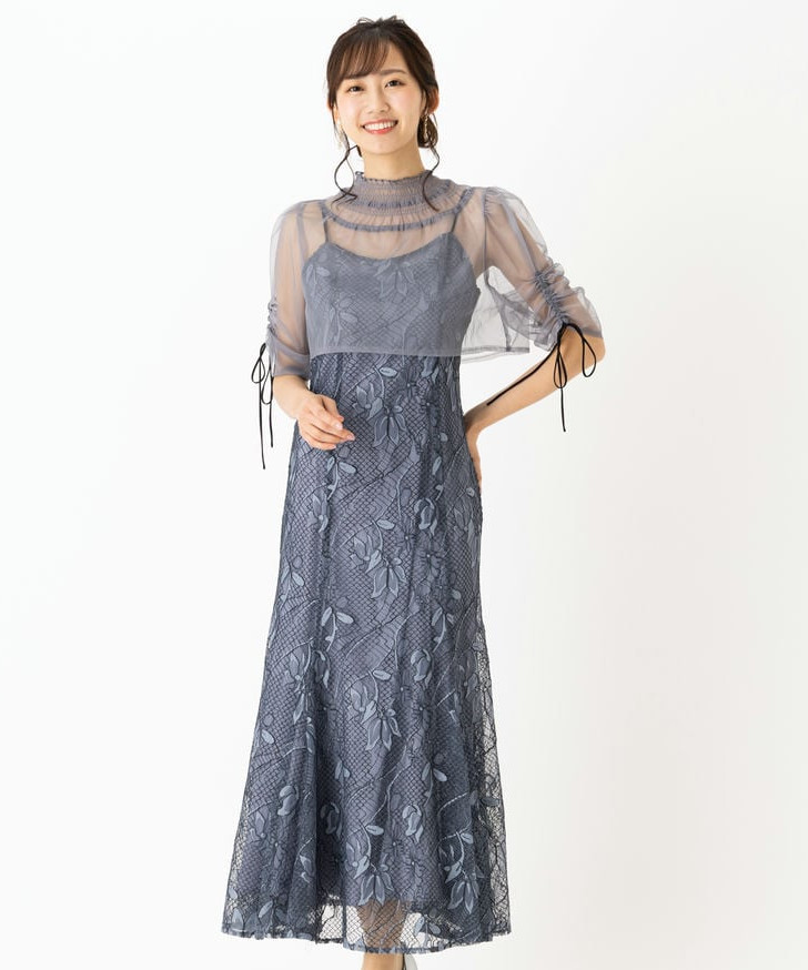 Dorry Doll ドリードール ボレロレイヤードレースドレス その他 x