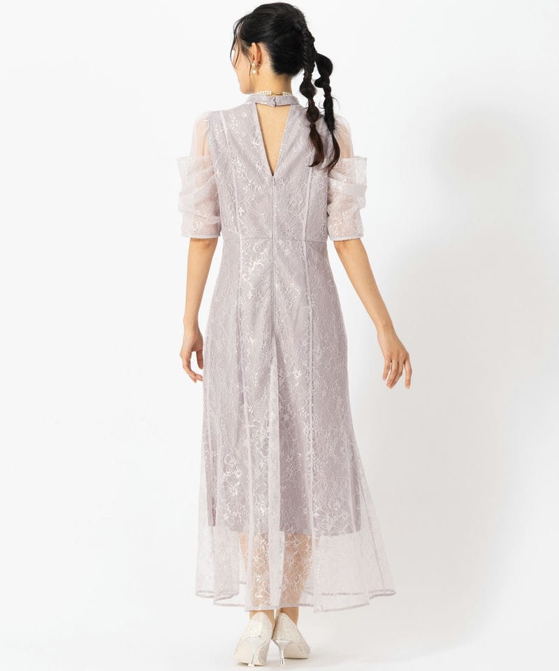 SNIDEL スナイデル アメスリスパンコールレースドレス ピンク系 | 結婚