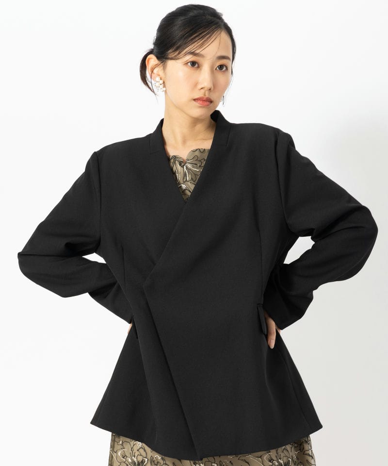 HARE ハレ 2Pレースキリカエジャケットドレス ブラック系 | 結婚式