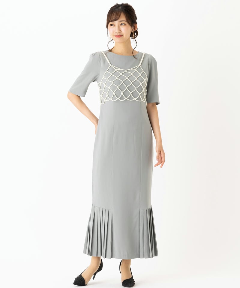 Ameri VINTAGE アメリヴィンテージ ランバスパールビスチェ ホワイト系