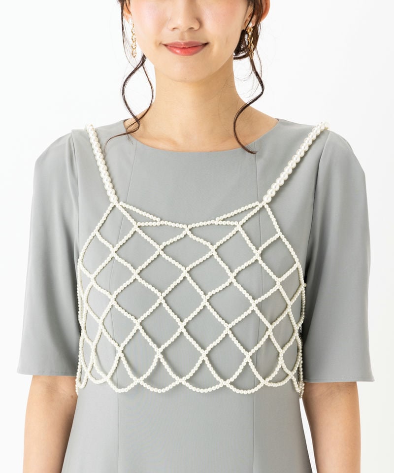 アメリヴィンテージ正規品 パールビスチェ 2STRAP PEARL BUSTIER（その他トップス）｜Ameri（アメリ）の