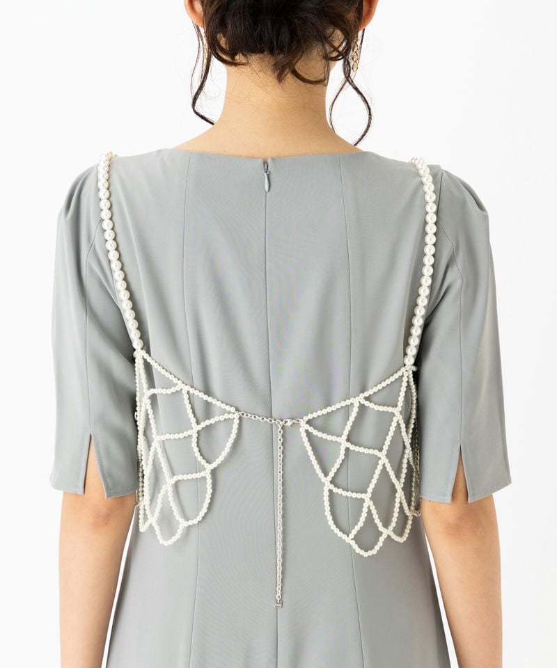 Ameri VINTAGE アメリヴィンテージ ランバスパールビスチェ ホワイト系