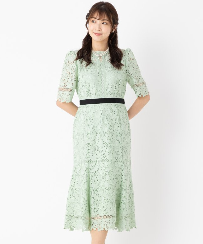 CELFORD セルフォード フラワーレースウエストマークドレス その他 x