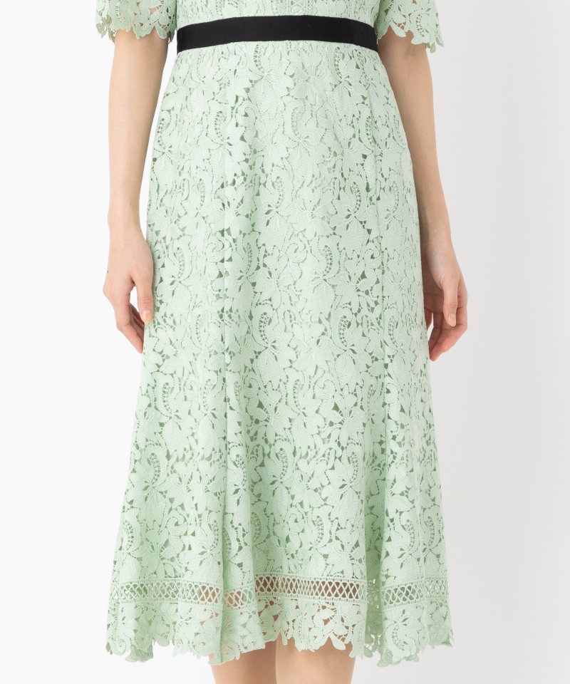 CELFORD セルフォード フラワーレースウエストマークドレス その他 x