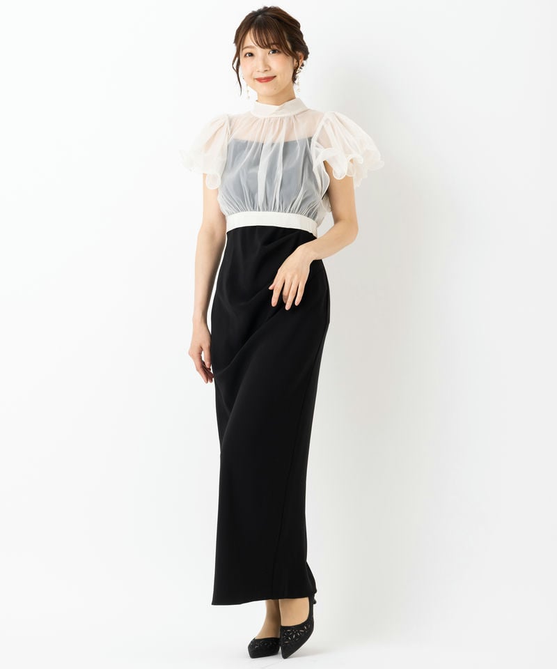 SNIDEL スナイデル ボレロレイヤードドレス その他 x ブラック系 x