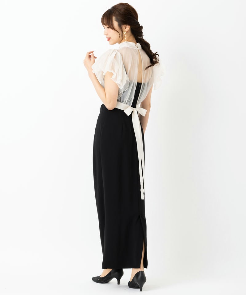 SNIDEL スナイデル ボレロレイヤードドレス その他 x ブラック系 x