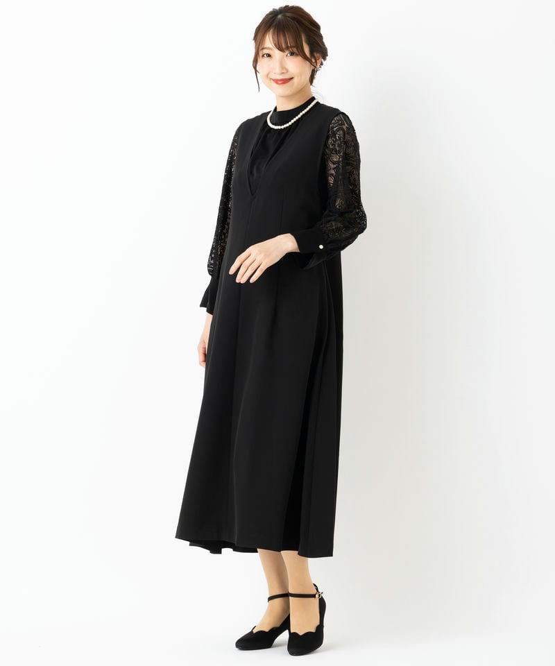 RUIRUE BOUTIQUE ルイルエブティック 袖レーストップス&ジャンパー 