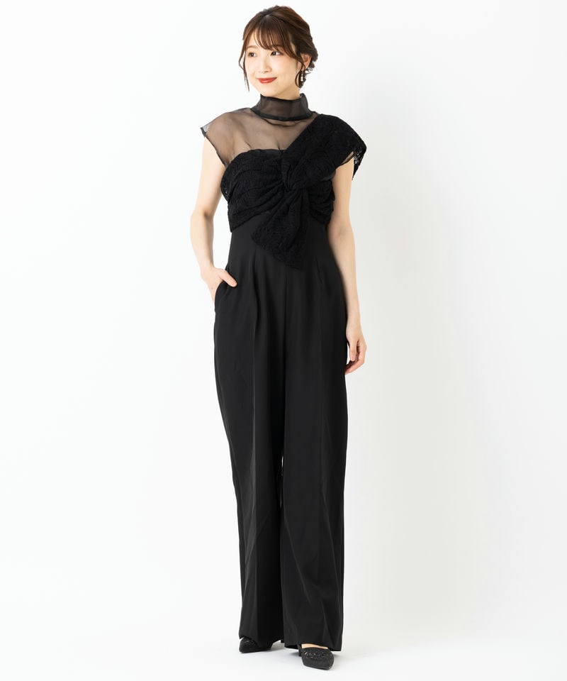 LAGUNAMOON ラグナムーン LADYエンブロイダリーツイストパンツドレス