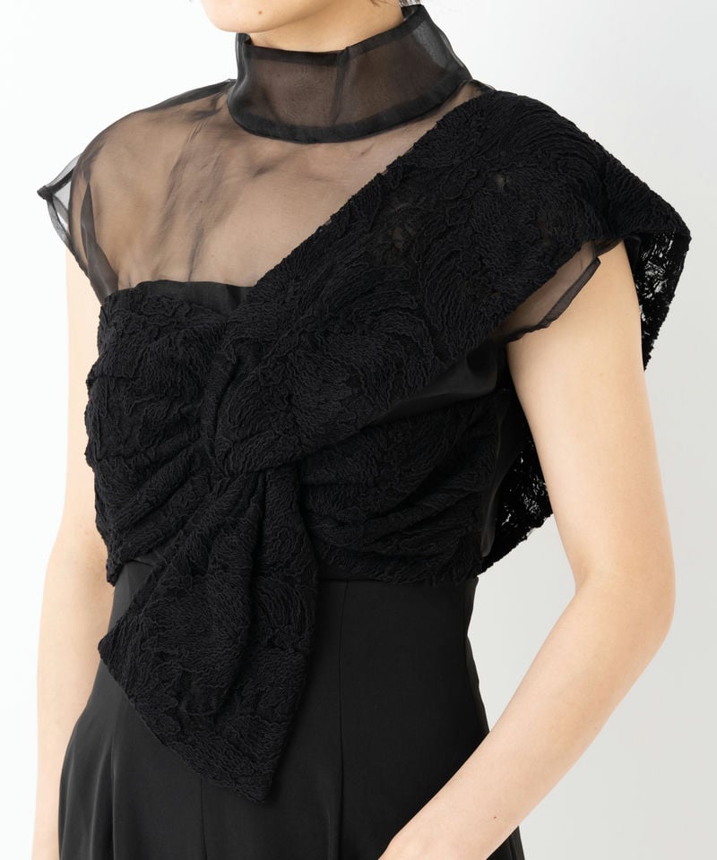 LAGUNAMOON ラグナムーン LADYエンブロイダリーツイストパンツドレス