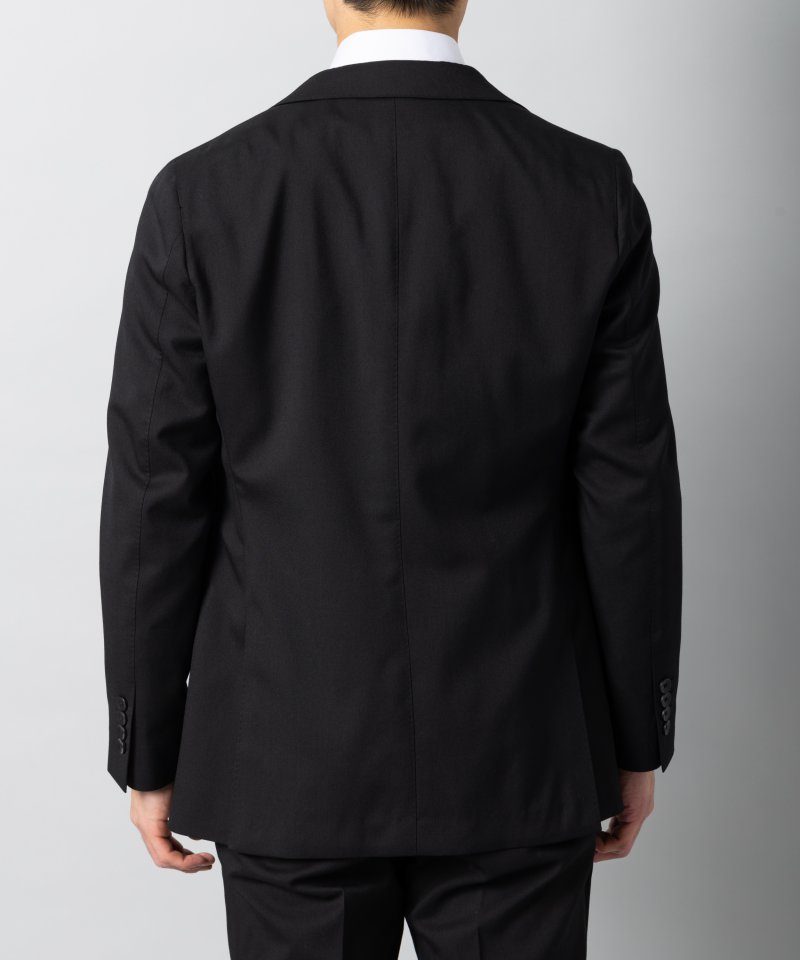 SUIT SELECT ビジネススーツ 3点セットアップ ブラック 背抜き 美品 SUIT SELECT ビジネススーツ 3点セットアップ ブラック 背抜き 美品