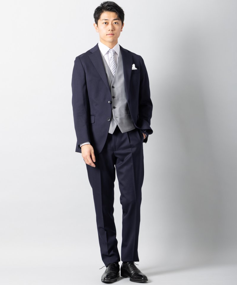 SUIT SELECT スーツセレクト 【7点セット】レギュラーフィットウール