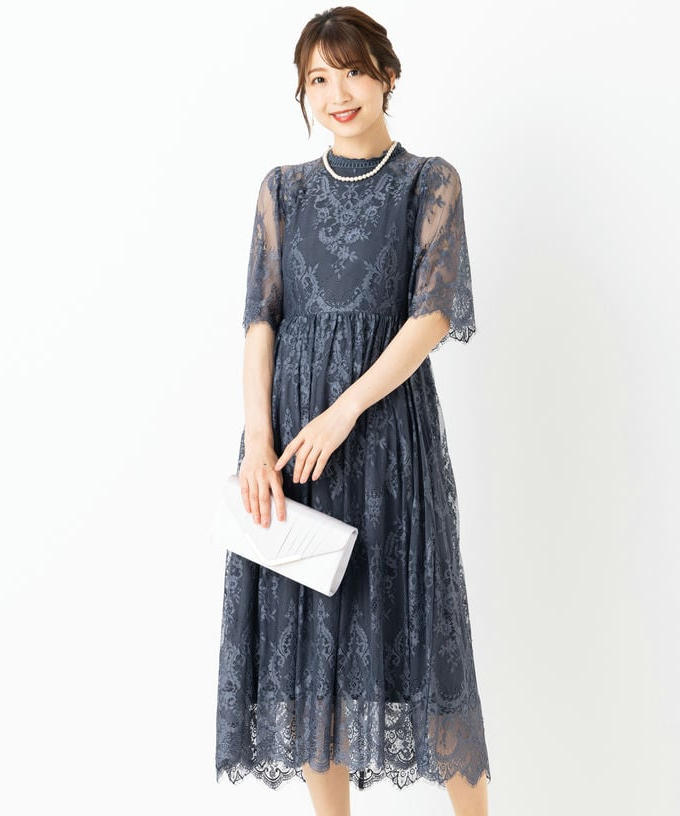 Dorry Doll ドリードール クロスデザインドレス ブラック系 | 結婚式