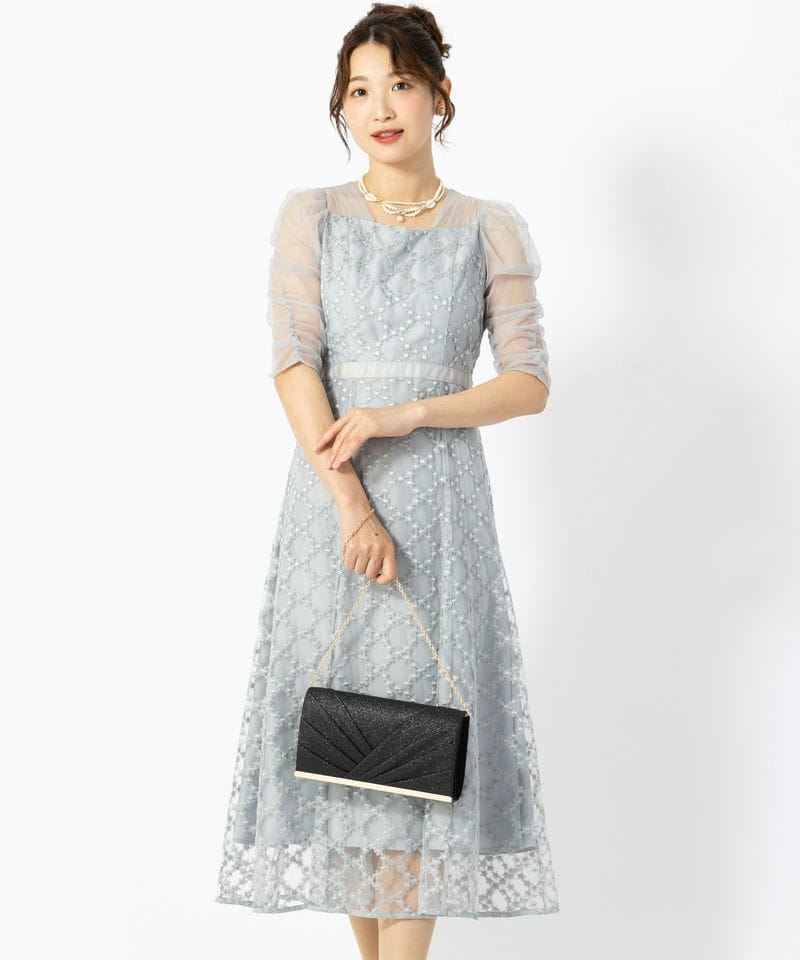 Dorry Doll 【ドレス2点SET】ドリードール ダイヤフラワーレースドレス