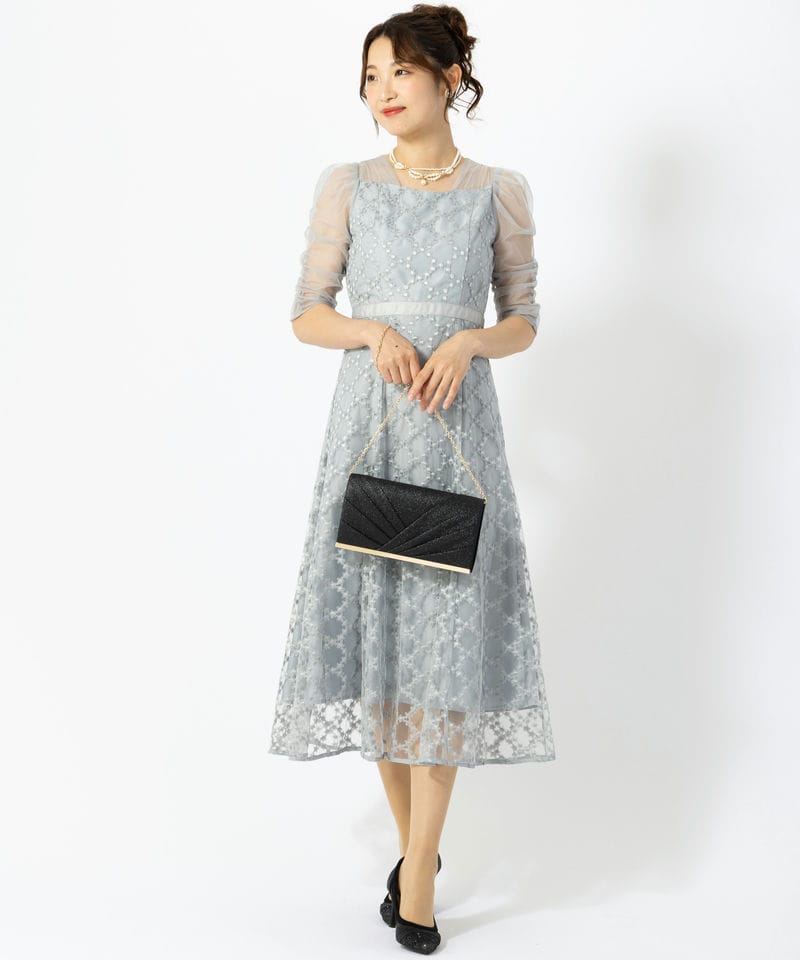 Dorry Doll 【ドレス2点SET】ドリードール ダイヤフラワーレースドレス