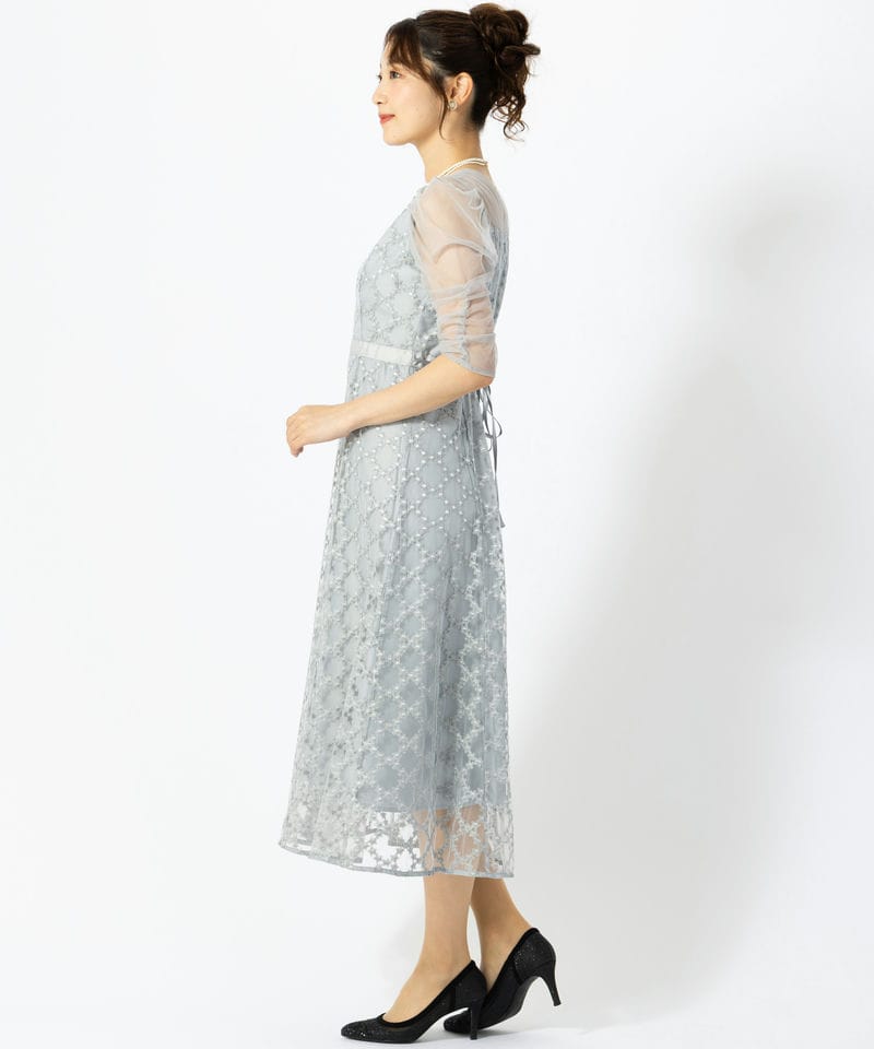 Dorry Doll 【ドレス2点SET】ドリードール ダイヤフラワーレースドレス