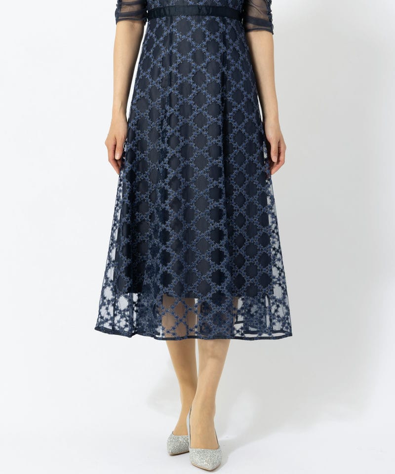 Dorry Doll 【ドレス2点SET】ドリードール ダイヤフラワーレースドレス