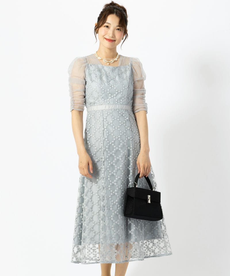 Leja 【ドレス2点SET】レジャ ボリュームチュールパイピングフレ