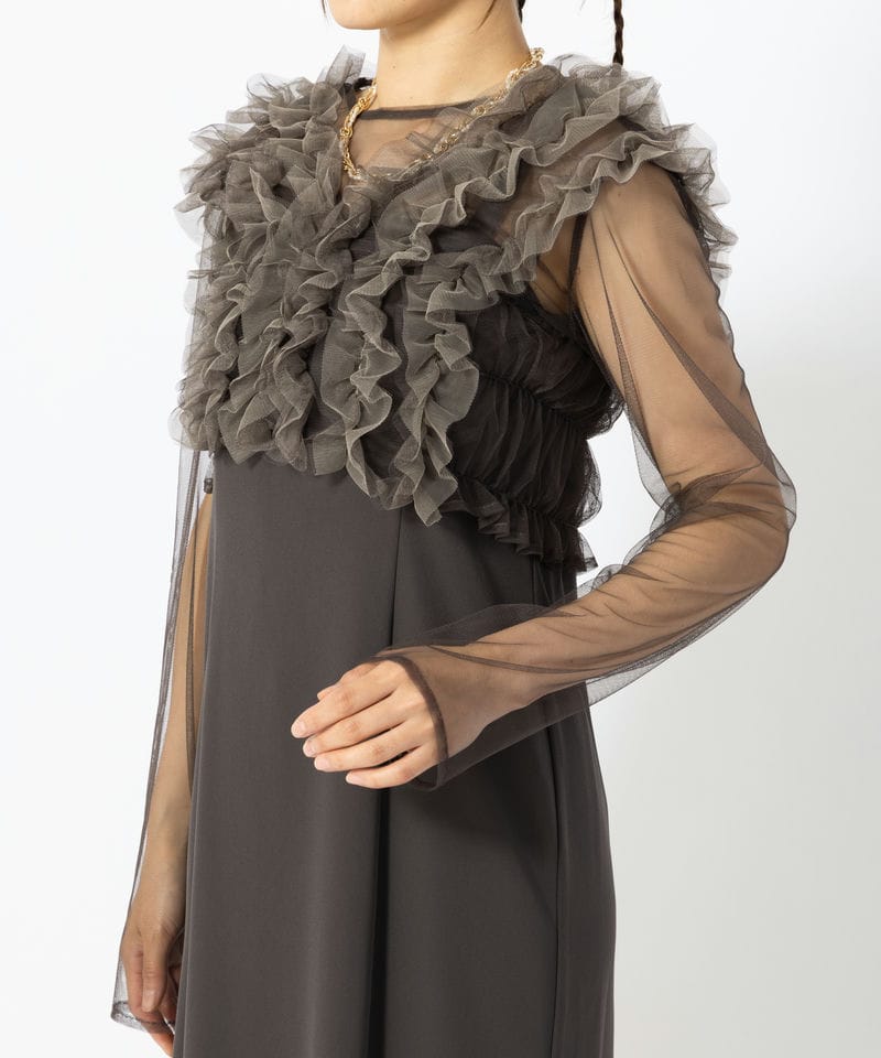 et.UNiVER エト.ユニヴェール メニーウェイフリルドレス その他 x