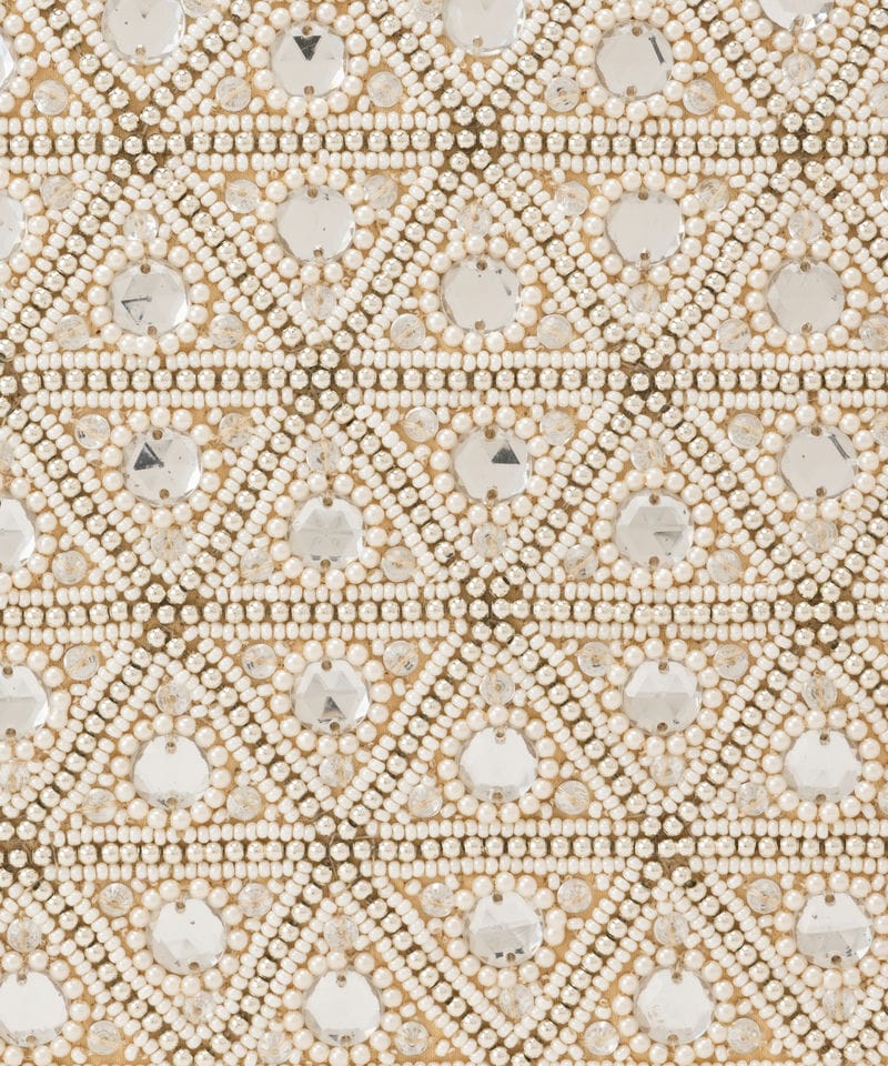 GRACE CONTINENTAL グレースコンチネンタル ビーズ刺繍バッグ ベージュ