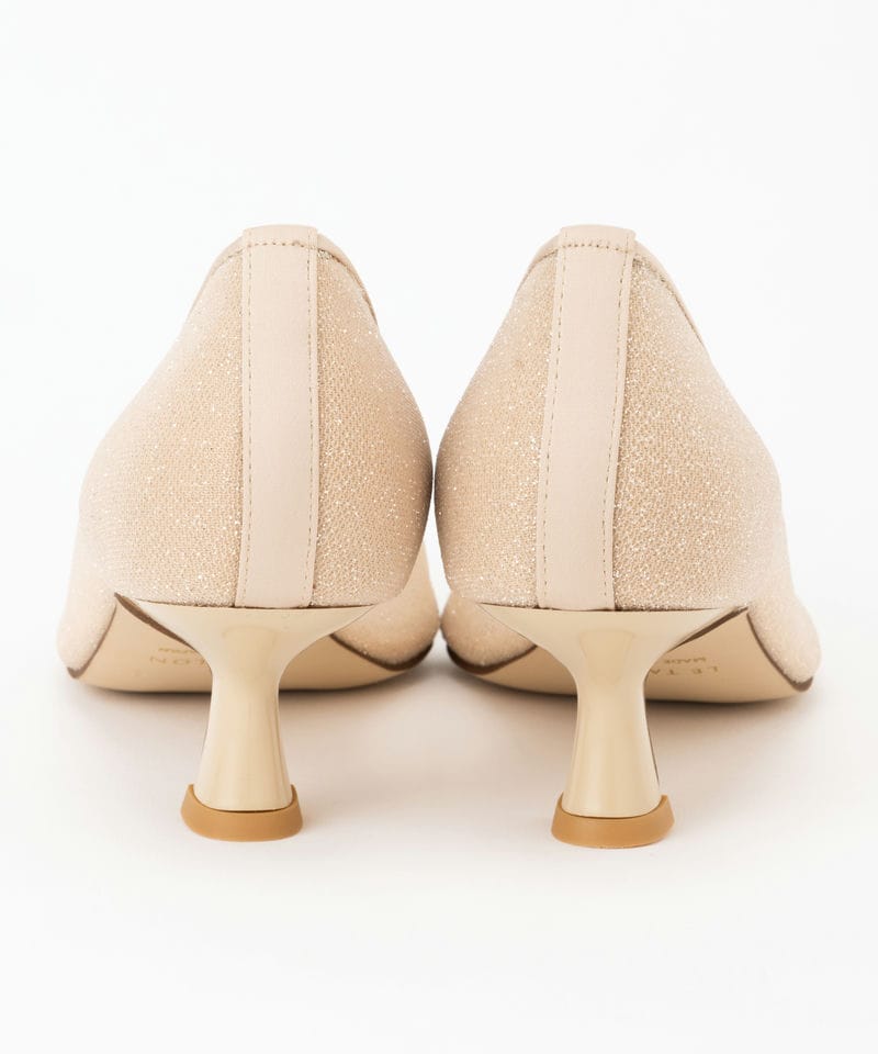 Le Talon ル タロン ポインテッドチュールパンプス ベージュ系 | 結婚