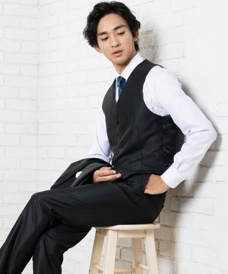 Select Shop 3ピースカラーフォーマルスーツ グレー系 | 結婚式