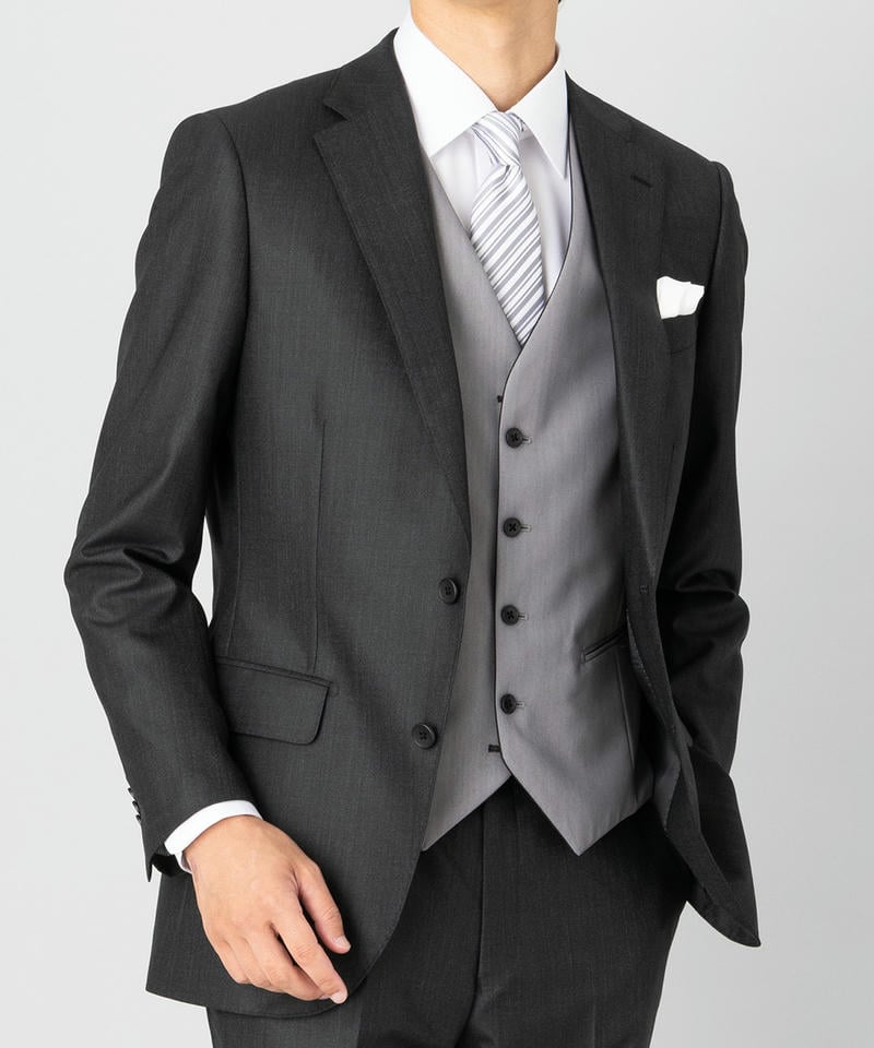 Select Shop 3ピースカラーフォーマルスーツ グレー系 | 結婚式