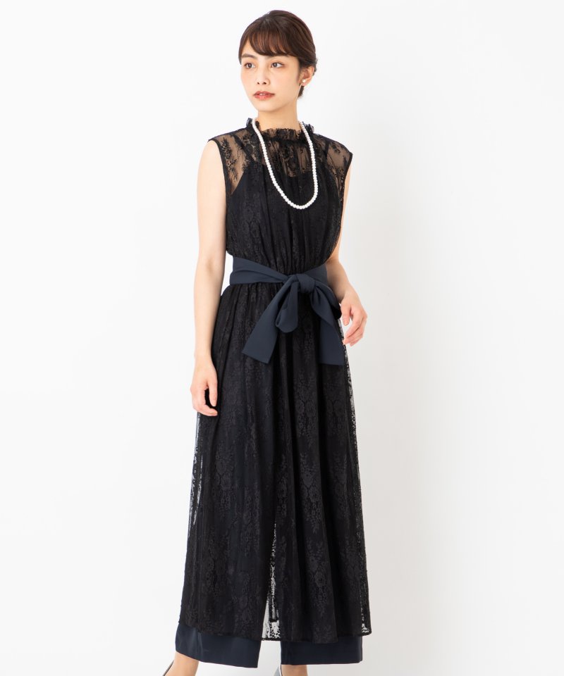 LAGUNAMOON ラグナムーン LADYチュールレースドッキングコンビネゾン