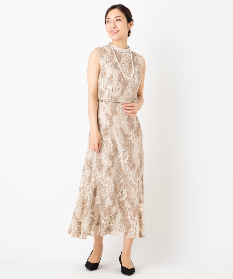 FRAY I.D フレイアイディー レースノースリーブセットアップドレス