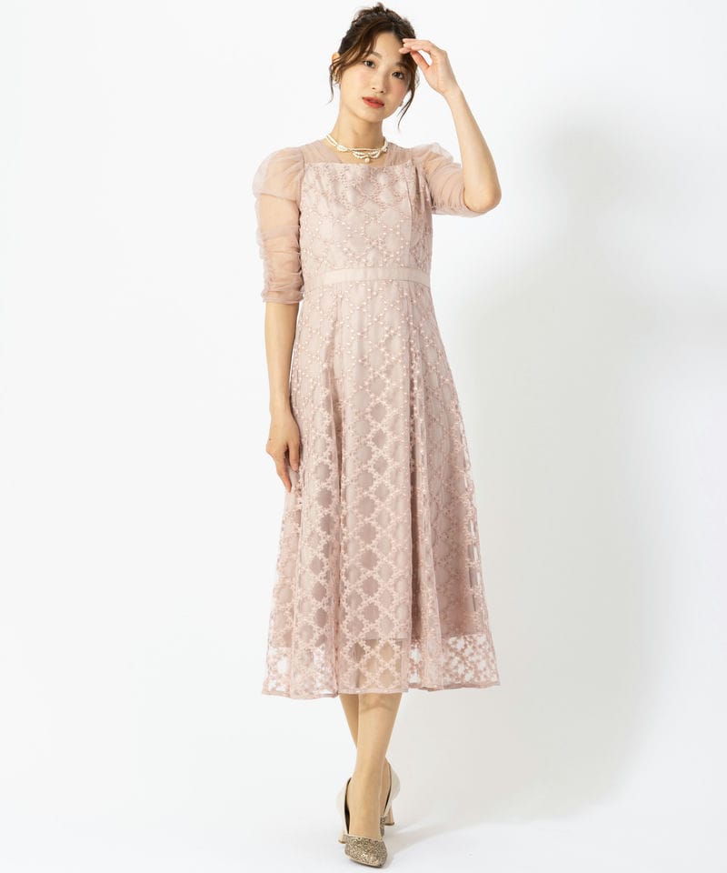Dorry Doll ドリードール ダイヤフラワーレースドレス ピンク系 | 結婚