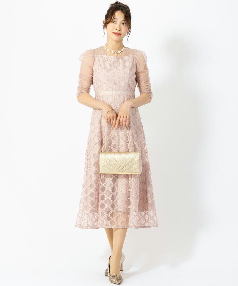 Dorry Doll ドリードール ダイヤフラワーレースドレス ピンク系 | 結婚