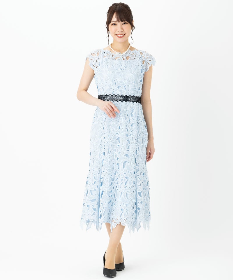 CELFORD セルフォード リボンレースウエストマークドレス その他 x