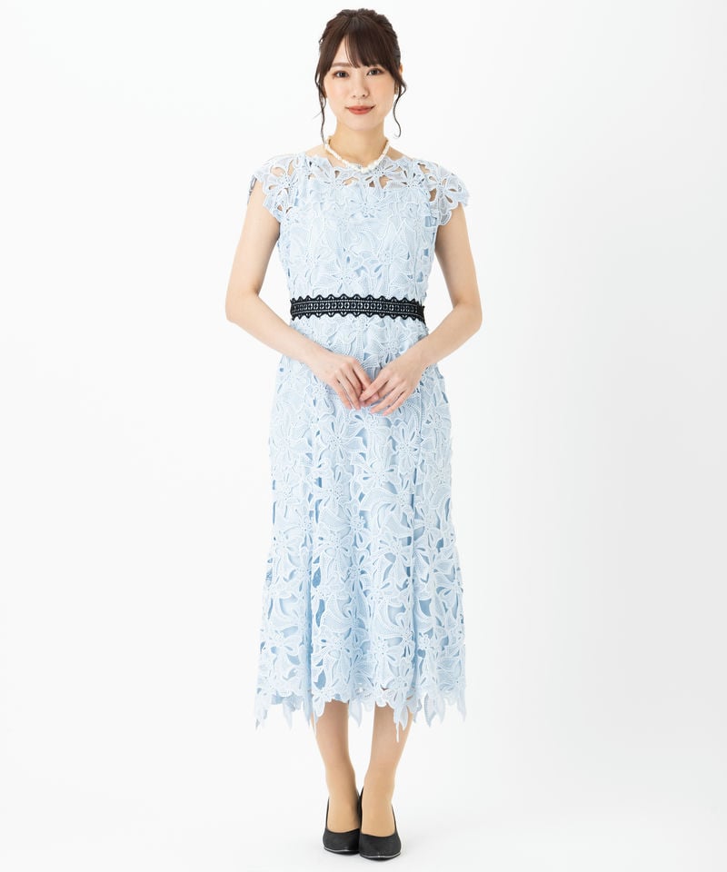 CELFORD セルフォード リボンレースウエストマークドレス その他 x