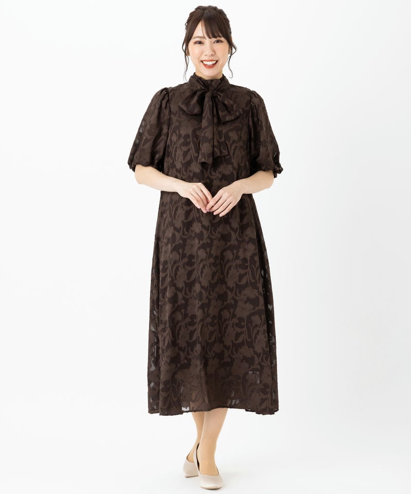 J by blue ジェーバイブルー インナー付きバックリボンジャガード