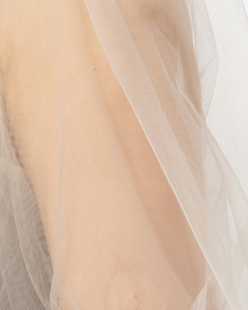 Leja レジャ アシンメトリーシアーフラワードレス グレー系 | 結婚式