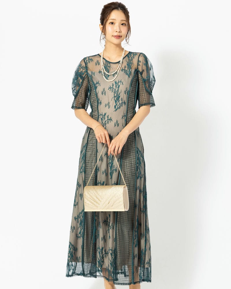 Ameri VINTAGE アメリヴィンテージ ドットチュールセットフレアドレス