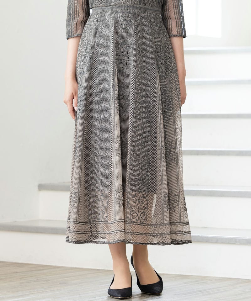 FRAY I.D フレイアイディー オーナメントパネルスクエアードレス