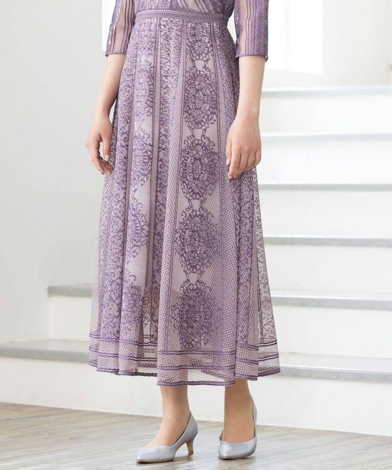 FRAY I.D フレイアイディー オーナメントパネルスクエアードレス