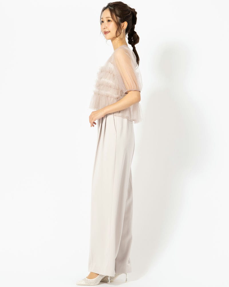 FRAY I.D フレイアイディー チュールブラウスセットコンビネゾン