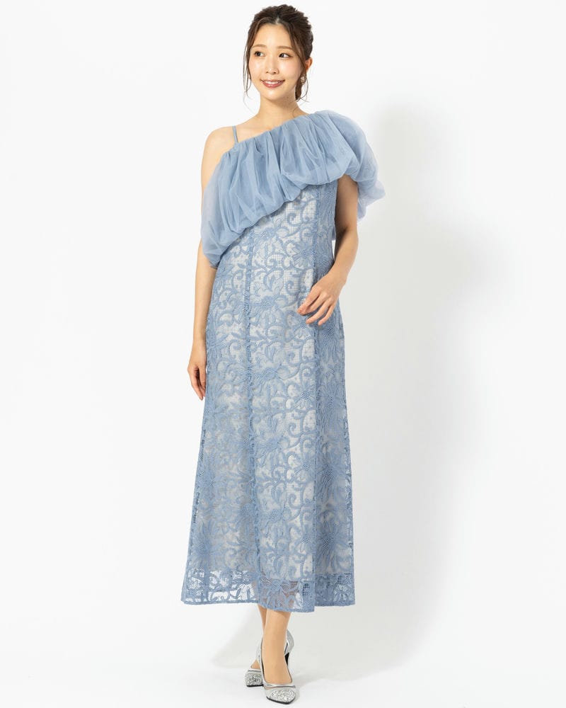 LAGUNAMOON ラグナムーン LADYボレロセットレースキャミドレス ブルー