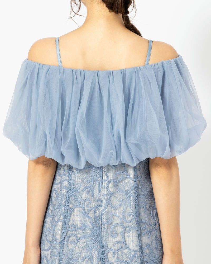 LAGUNAMOON ラグナムーン LADYボレロセットレースキャミドレス ブルー