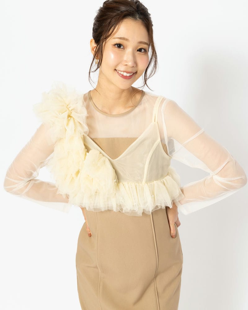 ANDRESD アンドレスド パールビスチェドレス ブラック系 | 結婚式